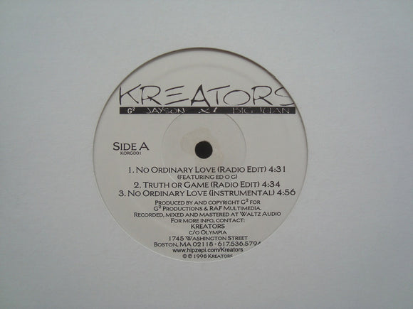 Kreators ‎– No Ordinary Love (12