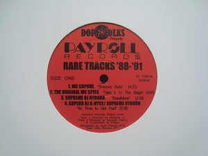 Payroll Record$ (Rare Tracks '88-'91) (EP)