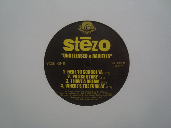 Stezo ‎– Unreleased & Rarities (EP)