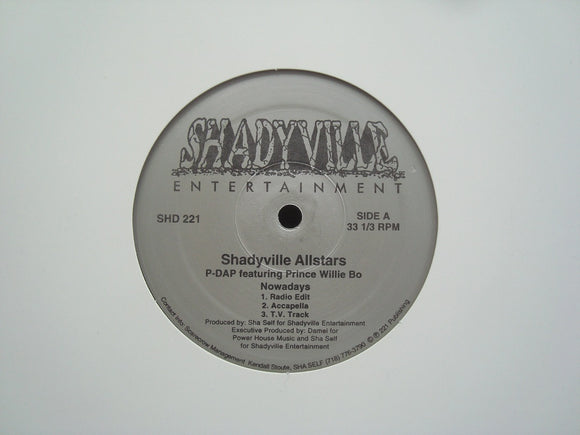 Shadyville Allstars ‎– Nowadays / Inner Feelings (12